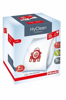 Miele FJM HyClean 3D Efficiency XL Pack 2 оригинальные мешки для пылесоса тип FJM + фильтр SF-HA50 - фото 12488