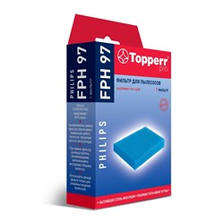 Губчатый фильтр Topperr FPH 97 для пылесосов Philips - фото 20950