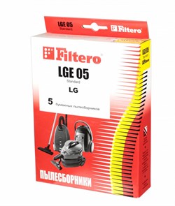 Мешки-пылесборники Filtero LGE 05 Standard, 5 шт, бумажные для LG - фото 5341