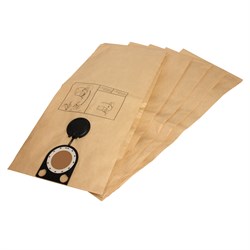 Комплект оригинальных бумажных пылесборников для пылесосов METABO ASR 2050, SHR 2050 M  -  5 шт - фото 6219