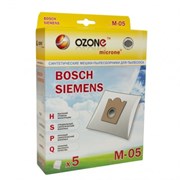 Набор пылесборников из микроволокна Ozone M-05 5шт для Bosch тип G OZONEM05