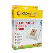 Набор пылесборников из микроволокна Ozone microne M-02 5шт для пылесосов Electrolux