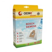 Набор пылесборников из микроволокна Ozone microne M-06 4шт для пылесосов Bosch OZONEM06