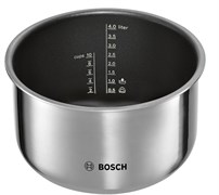 Чаша индукционной мультиварки (нерж.сталь + алюминий) с тефлоновым покрытием, 4л, Bosch 00578597 MAZ4BI для серии MUC48..