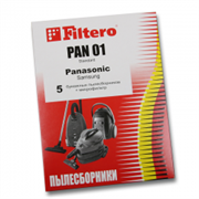 Мешки-пылесборники Filtero PAN 01 Standard, 5 шт, бумажные для Panasonic, Samsung