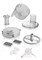 Насадка-кубикорезка для кухонного комбайна Bosch 00577339 MUZ8CC2 для MUM8.., MUMXL.. 00577339