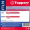 Губчатый фильтр Topperr FTL 70 для пылесосов TEFAL, ROWENTA тип RS-RT900606 FTL70